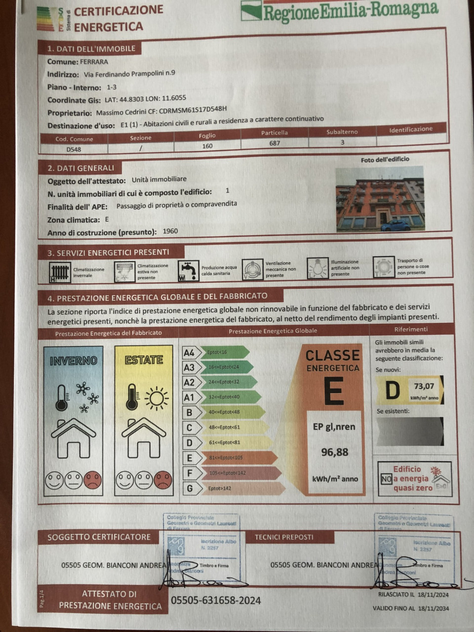 Appartamento in vendita a Ferrara (FE)